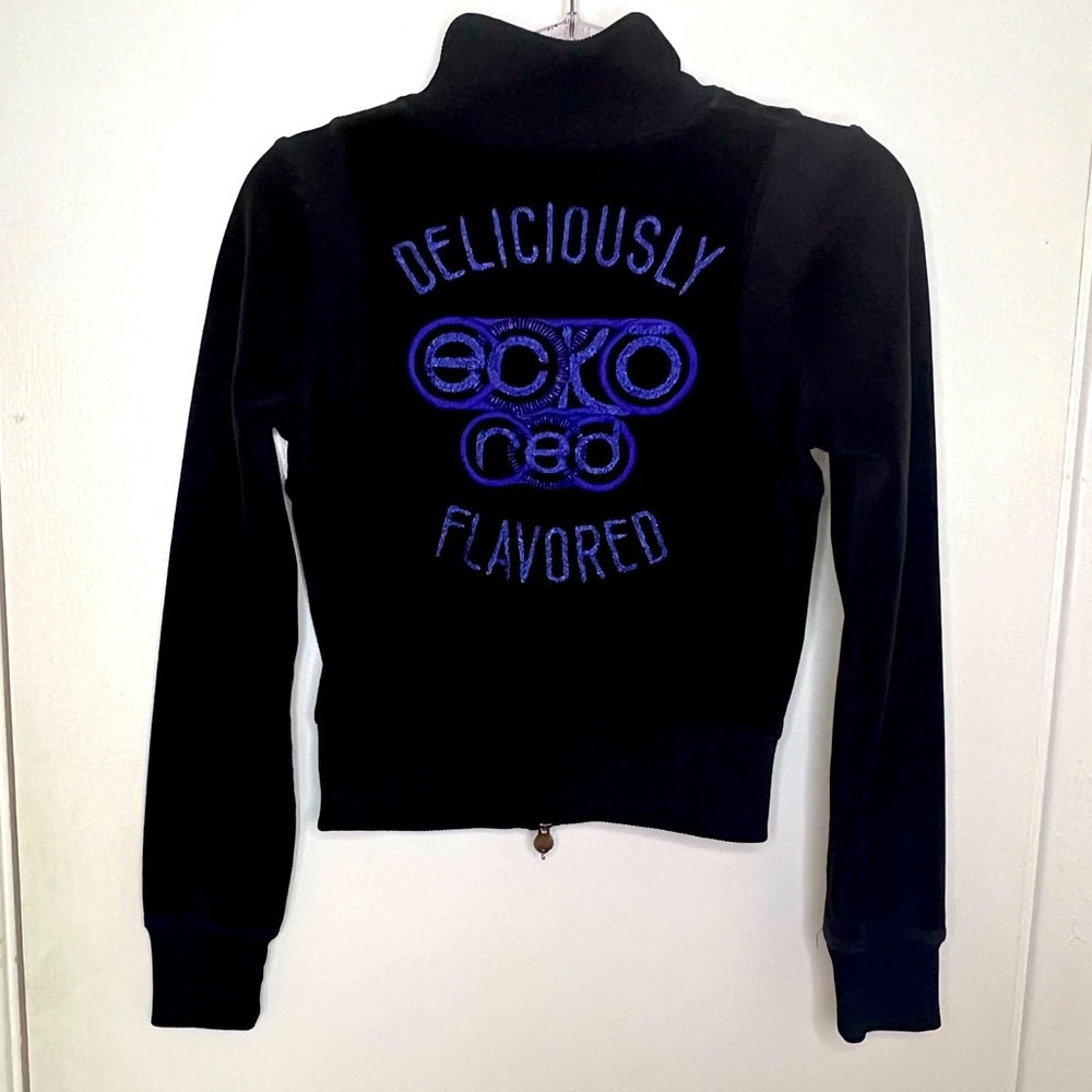 Ecko Red Velour y2k jacket